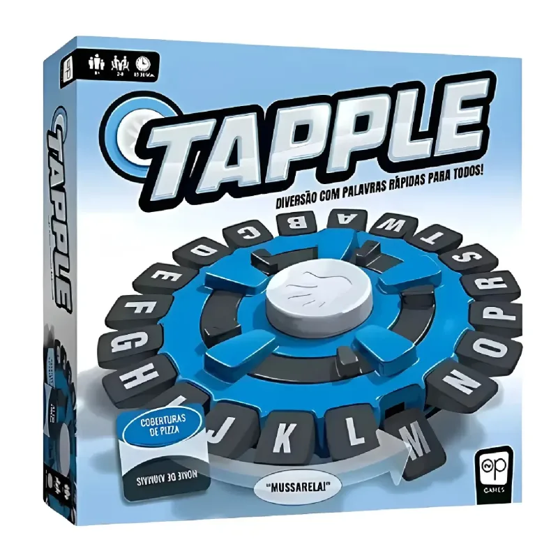 Brinquedo Jogo Tabuleiro Stop a Pilha com 36 Cartas Tapple 7+