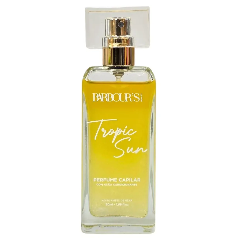 Perfume Capilar Bifásico Spray Tropic Sun Barbours Beauty 50ml