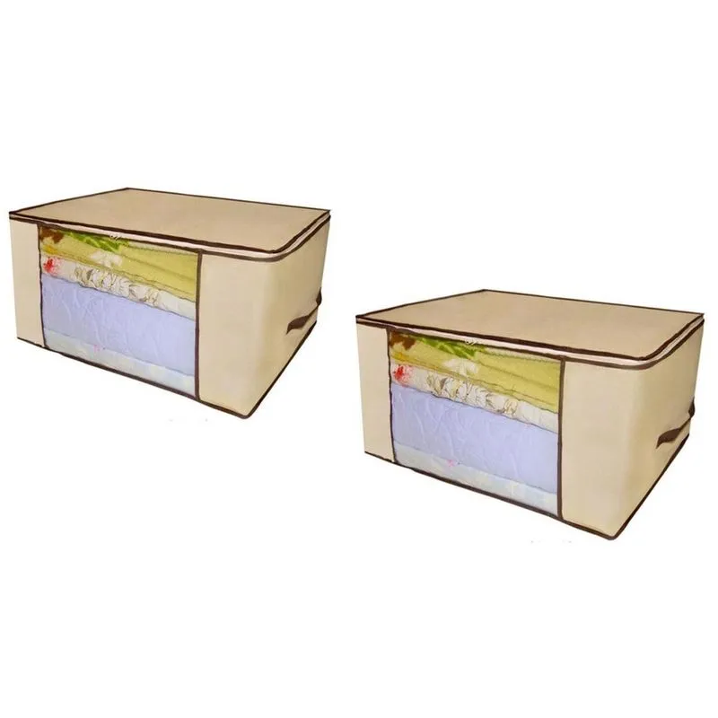 Kit 2 Organizador Guarda Roupa Multiuso 60X45X30