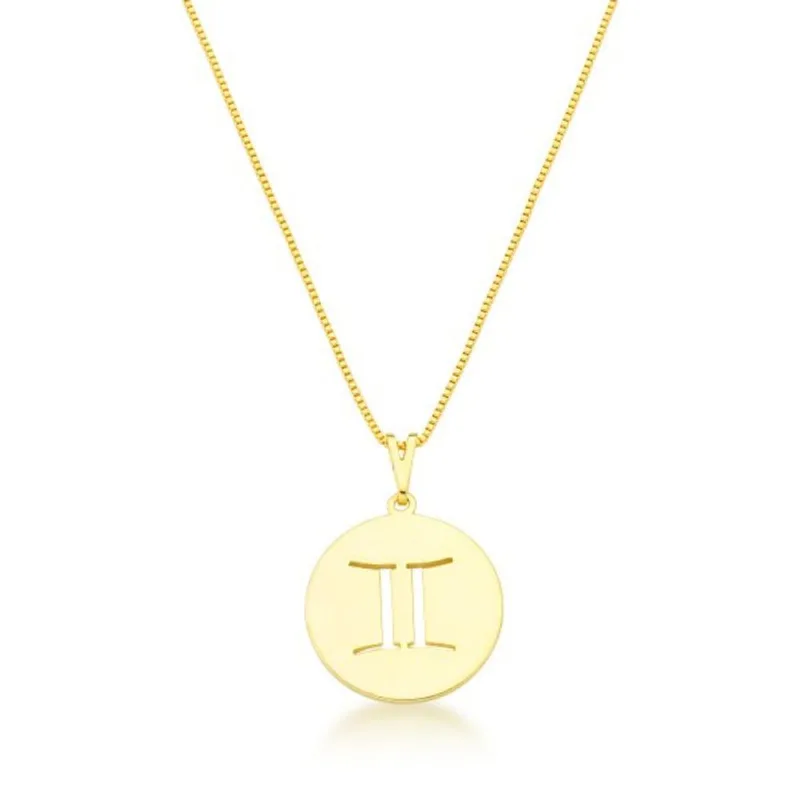 Colar de Signos Banhado a Ouro 18k