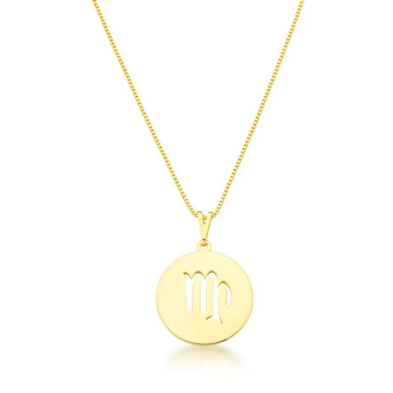 Colar de Signos Banhado a Ouro 18k - Atraktiva Joias