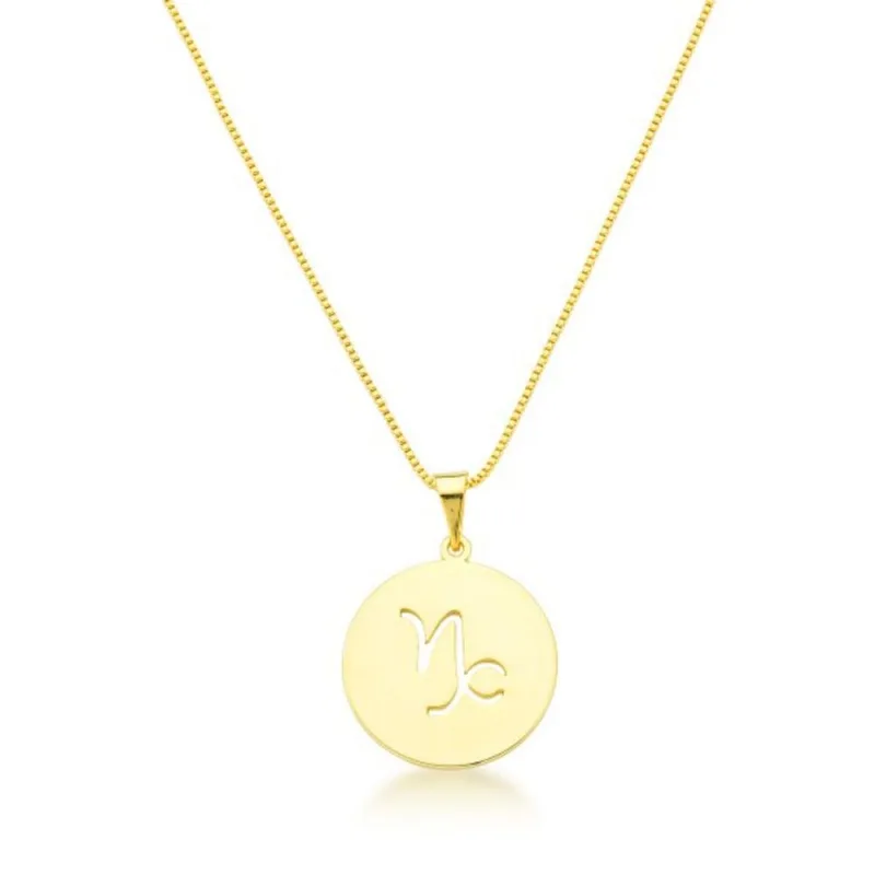 Colar de Signos Banhado a Ouro 18k - Atraktiva Joias