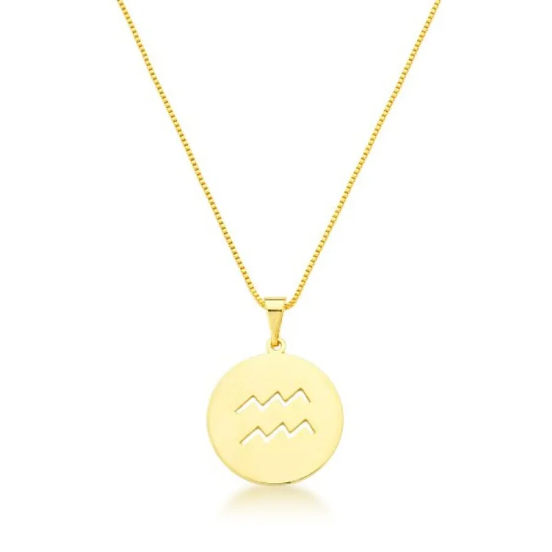 Colar de Signos Banhado a Ouro 18k - Atraktiva Joias