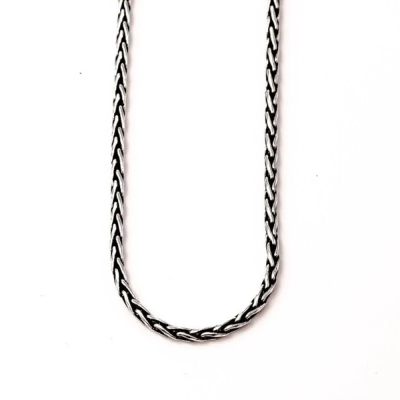 Corrente Palmeira Prata de Bali 1,5mm Prata de Bali 925 45cm / Prata - Atraktiva Joias