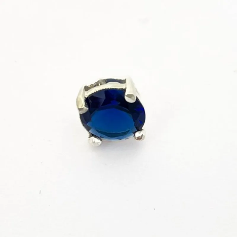 Pingente ponto de Luz Zirconia 9mm Prata 925 Ametista - Atraktiva Joias