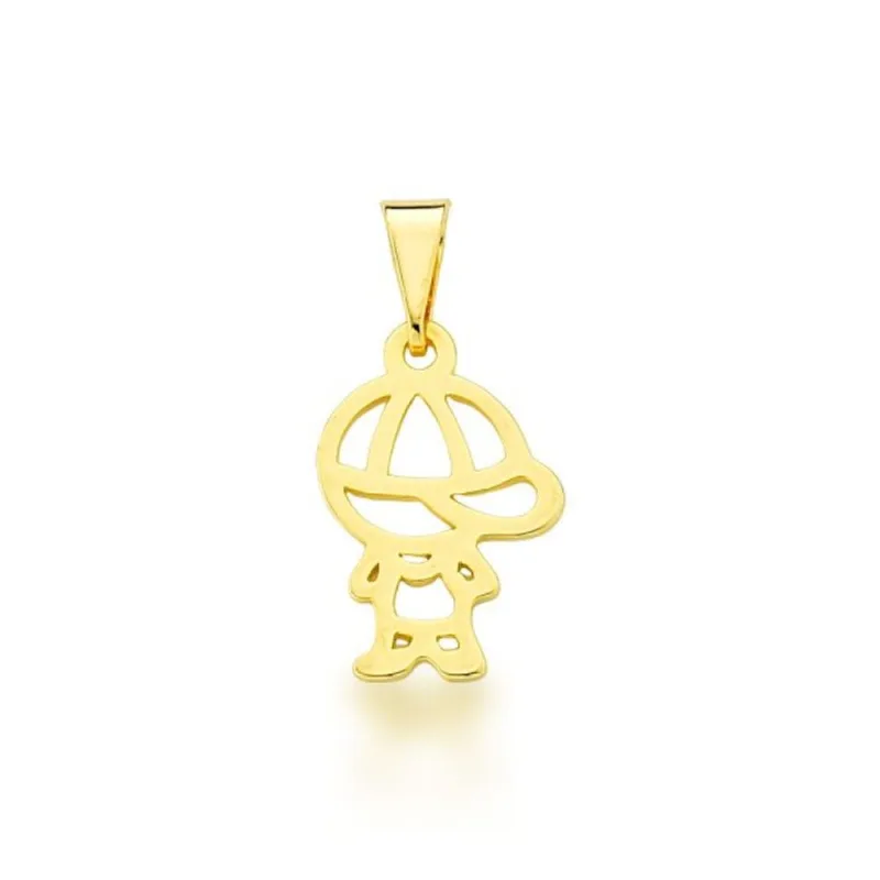 Pingente Filhos a Laser Banhado a Ouro 18k - Atraktiva Joias