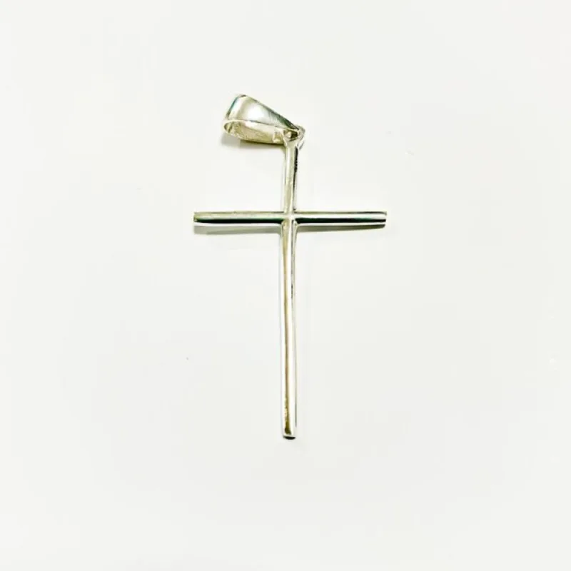 Pingente Crucifixo Grande Prata 925 5cm / Prata - Atraktiva Joias