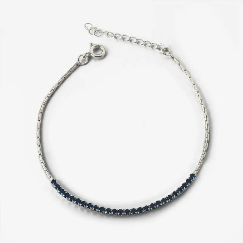 Pulseira Riviera Em Prata 925 Com Zircônias