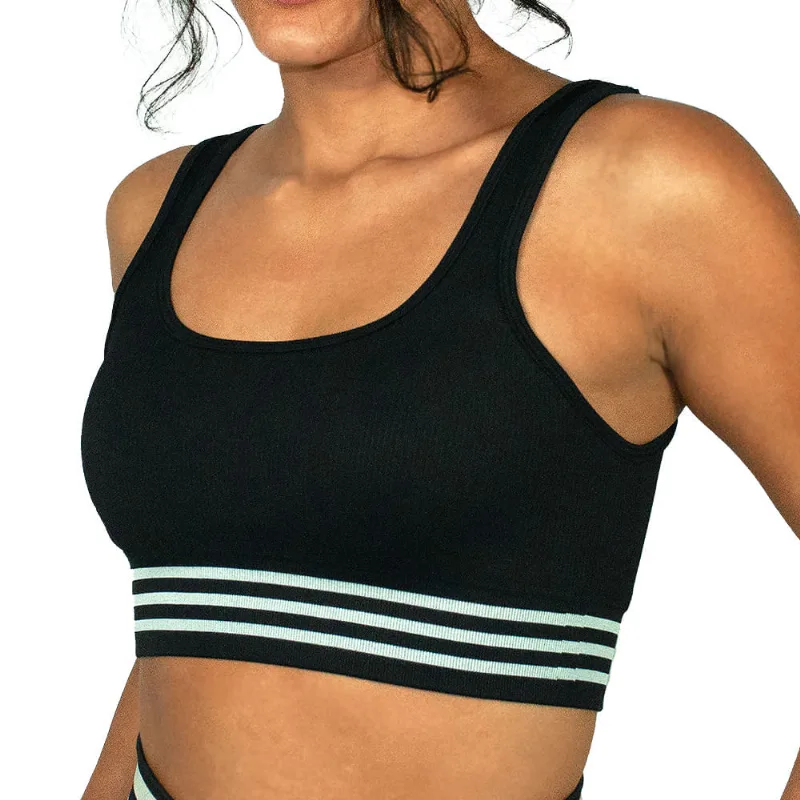 Top Fitness Sem Costura Preto