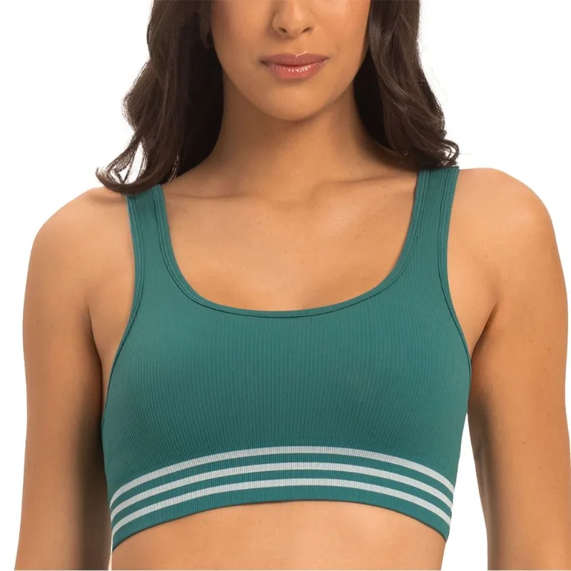 Top Fitness Sem Costura Verde Selva - DelRio