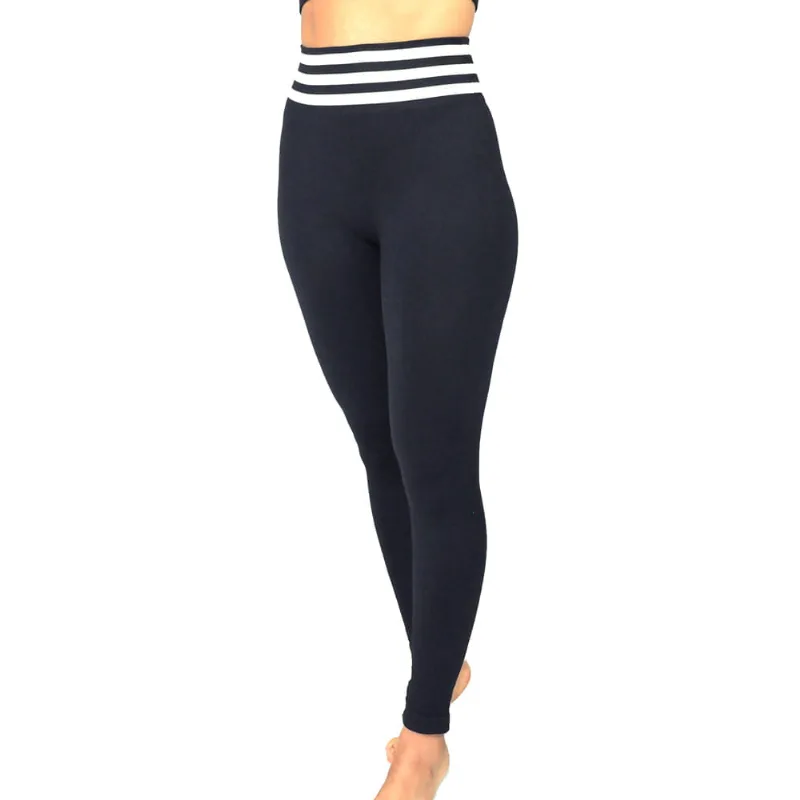 Calça Legging Fitness Sem Costura Preto