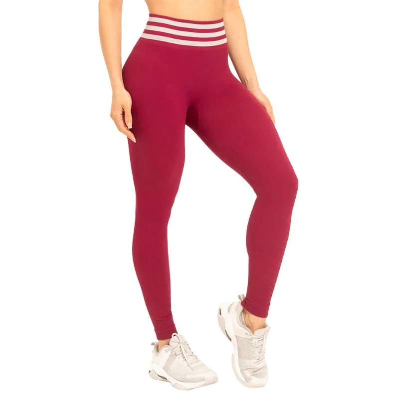 Calça Legging Fitness Sem Costura Ameixa - DelRio