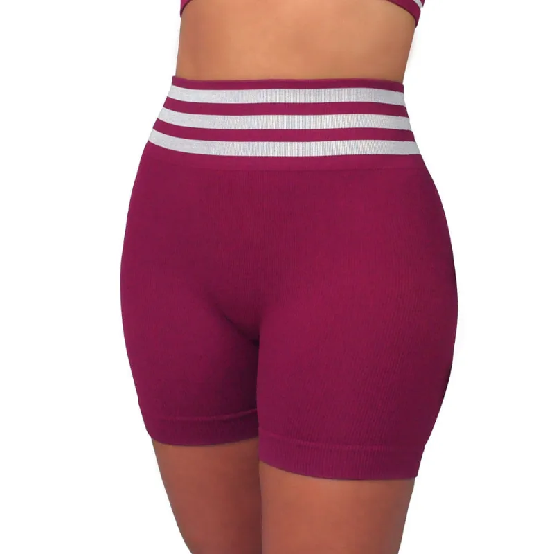 Bermuda Fitness Sem Costura Ameixa