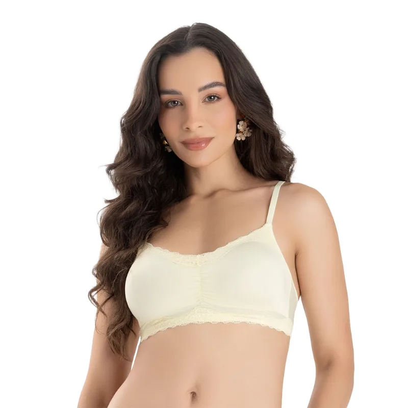 Soutien Top Moldado Em Sensitive E Renda Vanilla