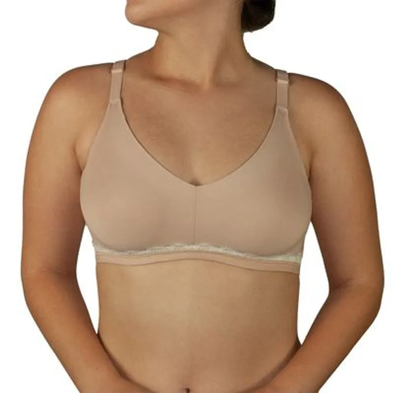 Sutiã Plus Size sem Bojo DelRio Microfibra Bege