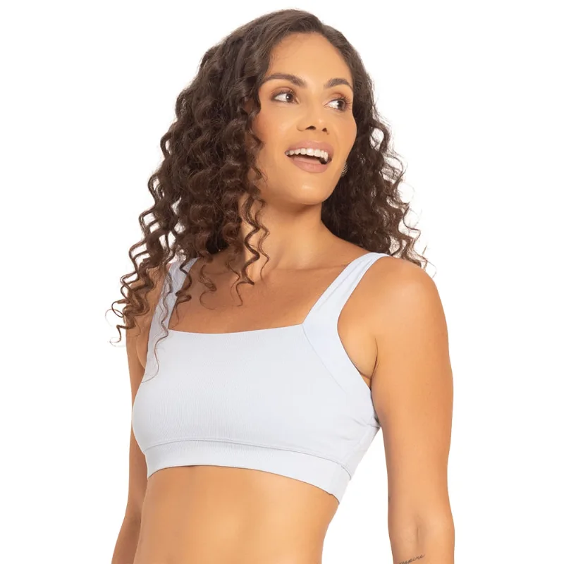 Top Fitness Em Diva Fit E Acabamento Em Ribana Anís