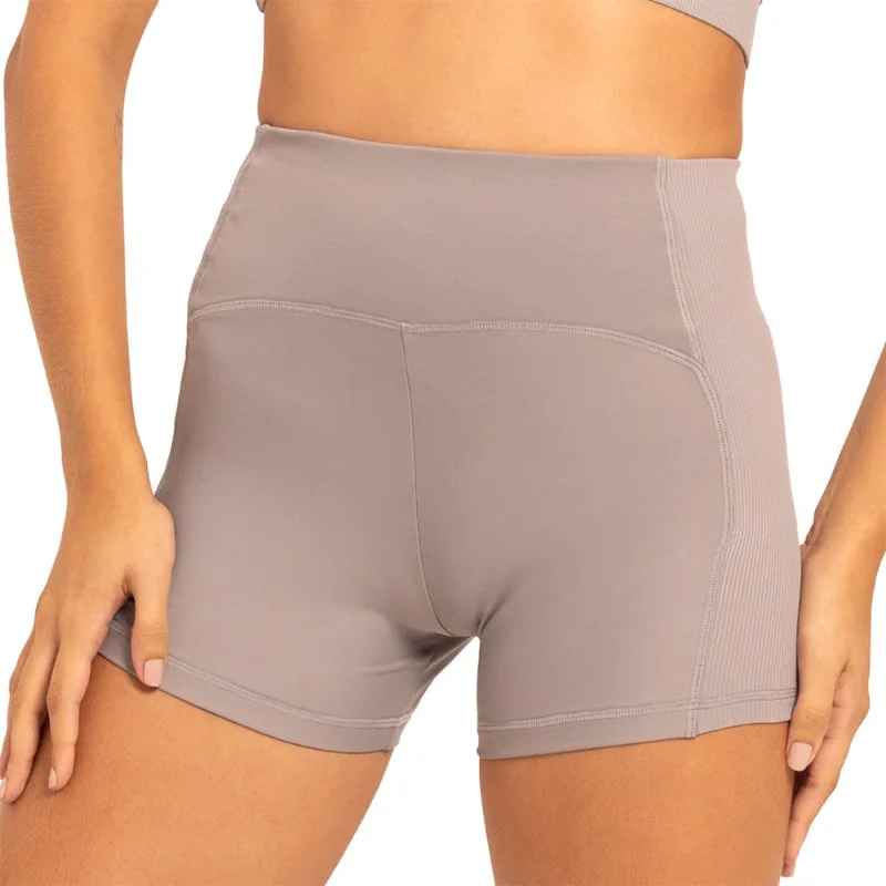 Bermuda Fitness Em Diva Fit E Ribana Cinza Cromo - DelRio