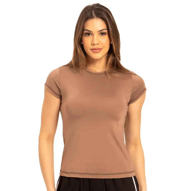 T-Shirt Em Sensitive Opaco Cappuccino - DelRio