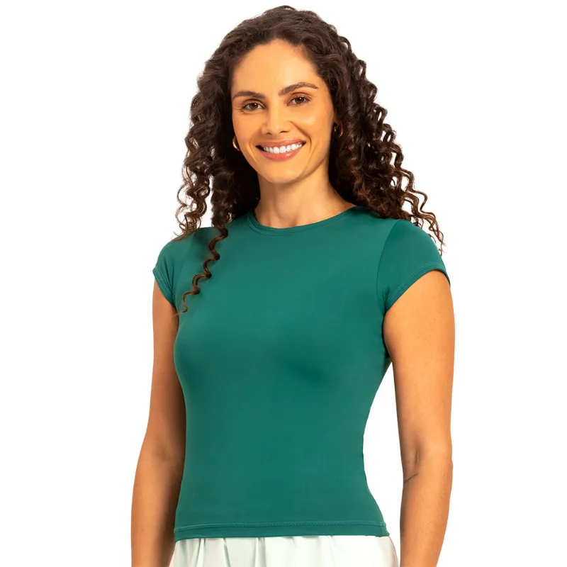 T-Shirt Em Sensitive Opaco Verde Selva
