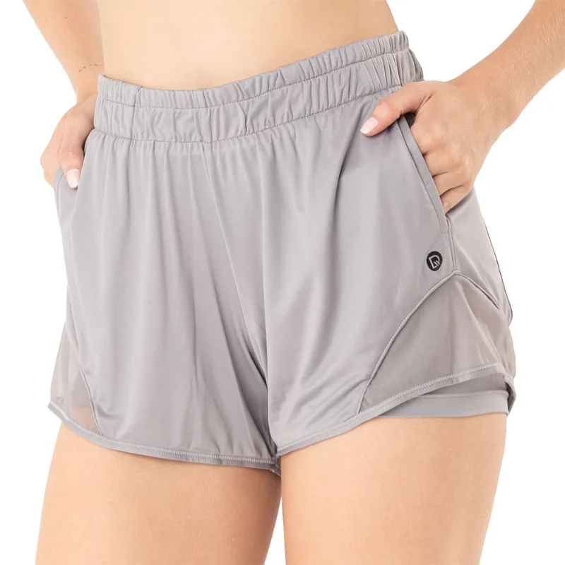 Short Fitness Basic E Bee House Cinza Cromo