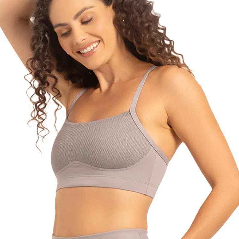 Top Fitness Em Bee House Cinza Cromo