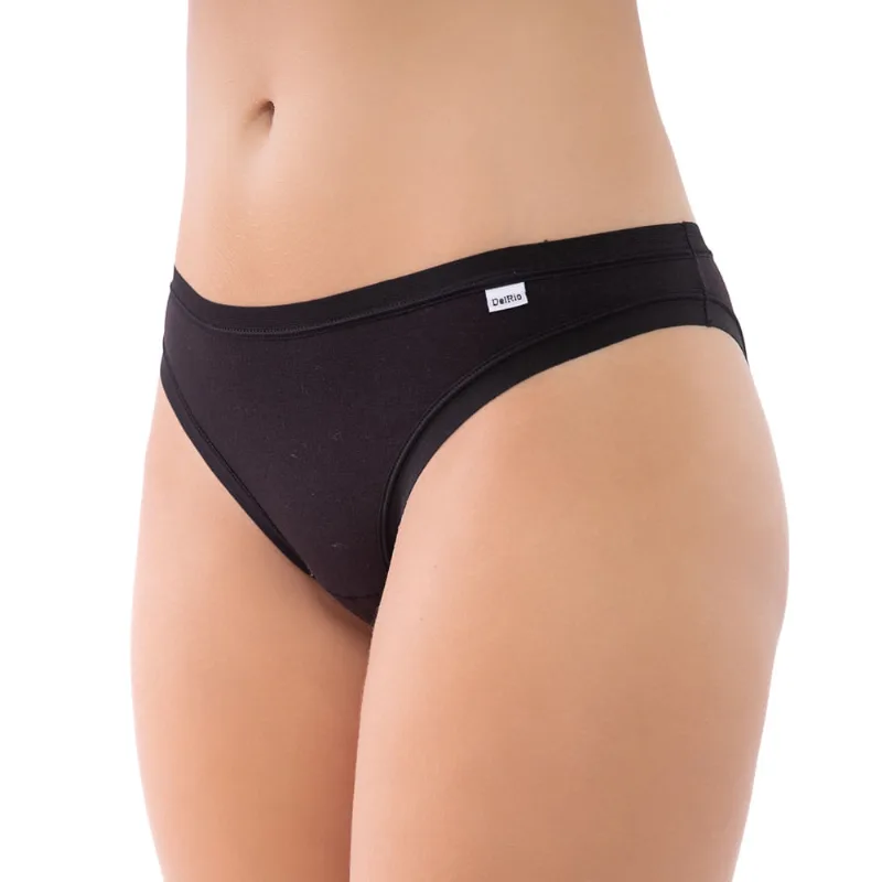 Calcinhas Biquini Em Modal Preto