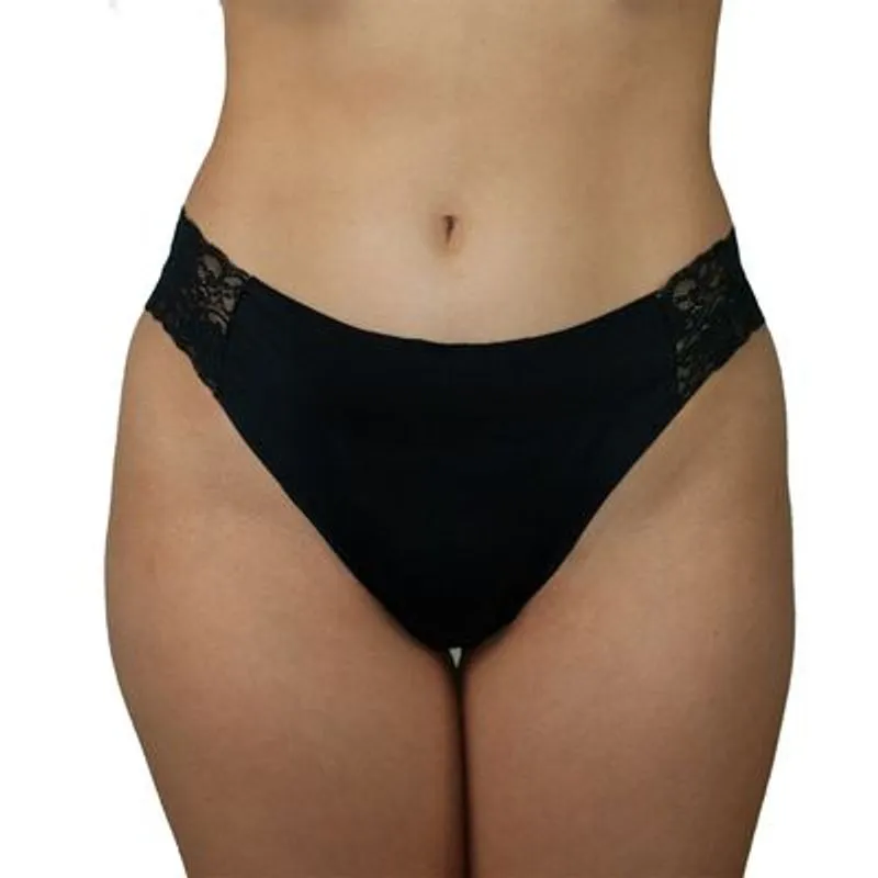 Kit 2 Calcinhas Biquíni Laser Cut DelRio Poliamida Preto e Quartzo GG