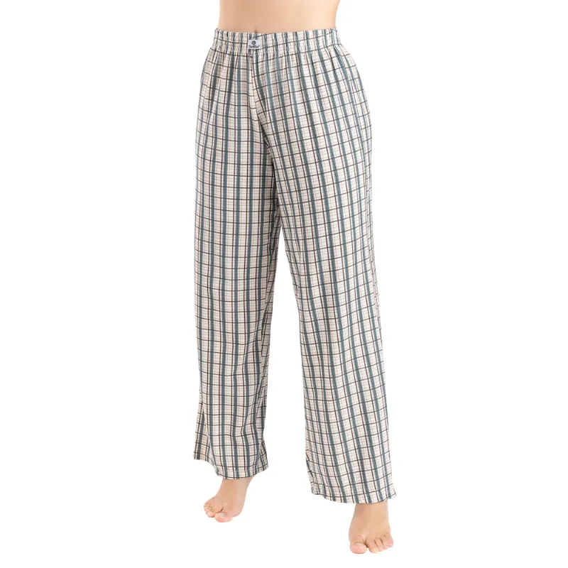 Calça Pijama Em Modal Estampa Xadrex Inglês