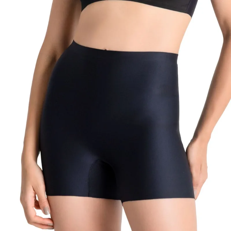 Short Cós Alto Invisible Preto