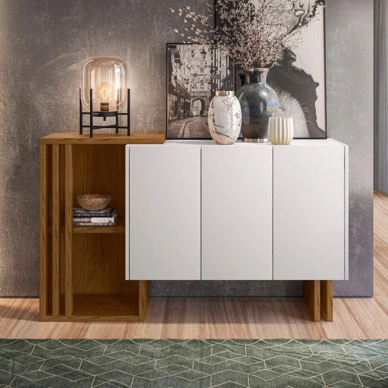 Bancada 3 Portas Bled Ype Off White