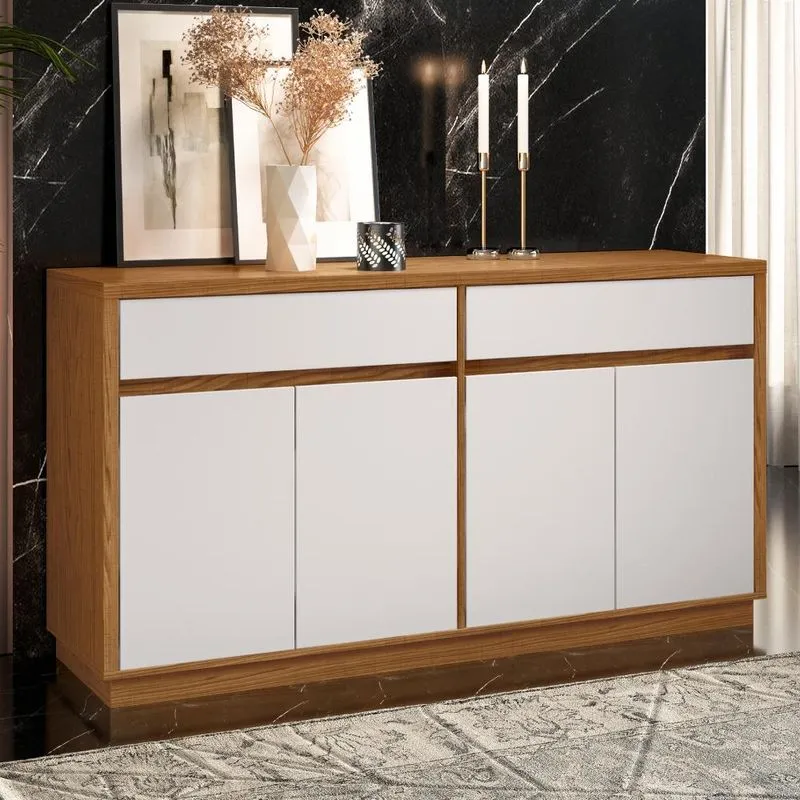 Bancada 4 Portas Piran Ype Off White