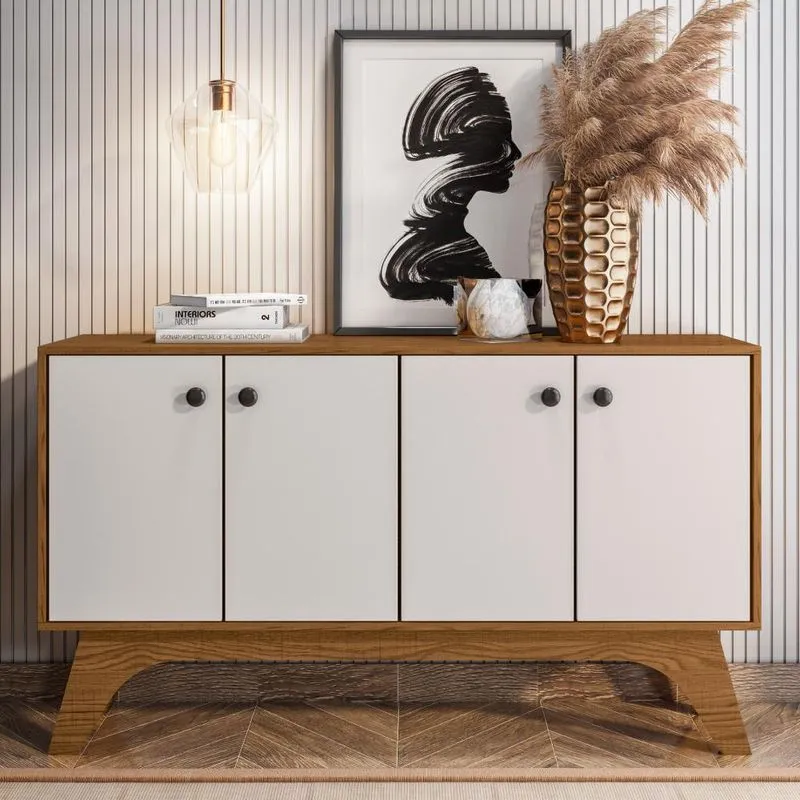 Bancada Atenas 4 Portas Ype Off White