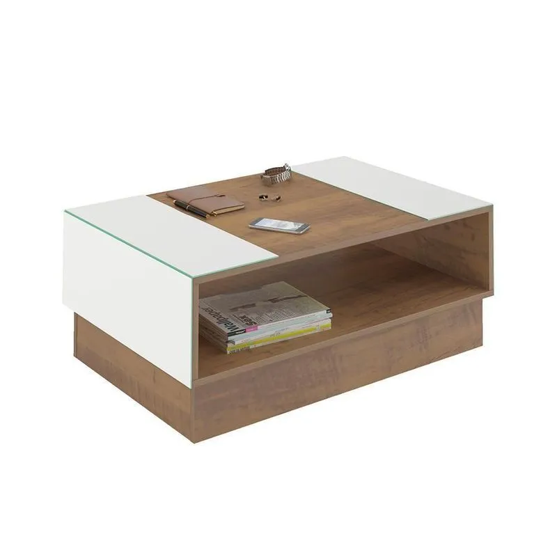 Mesa De Centro Com Espelho Southampton Pinho