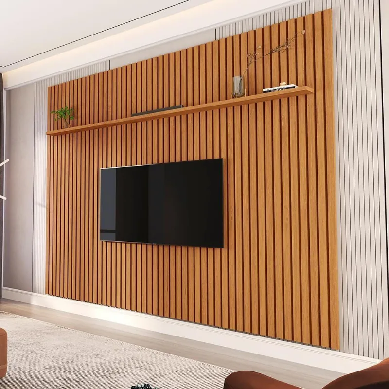 Painel De Tv Ripado 2.2 Grenoble Nature