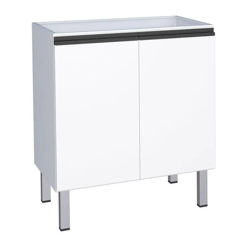 Balcão De Cozinha Para Cooktop Sem Tampo Coari Branco