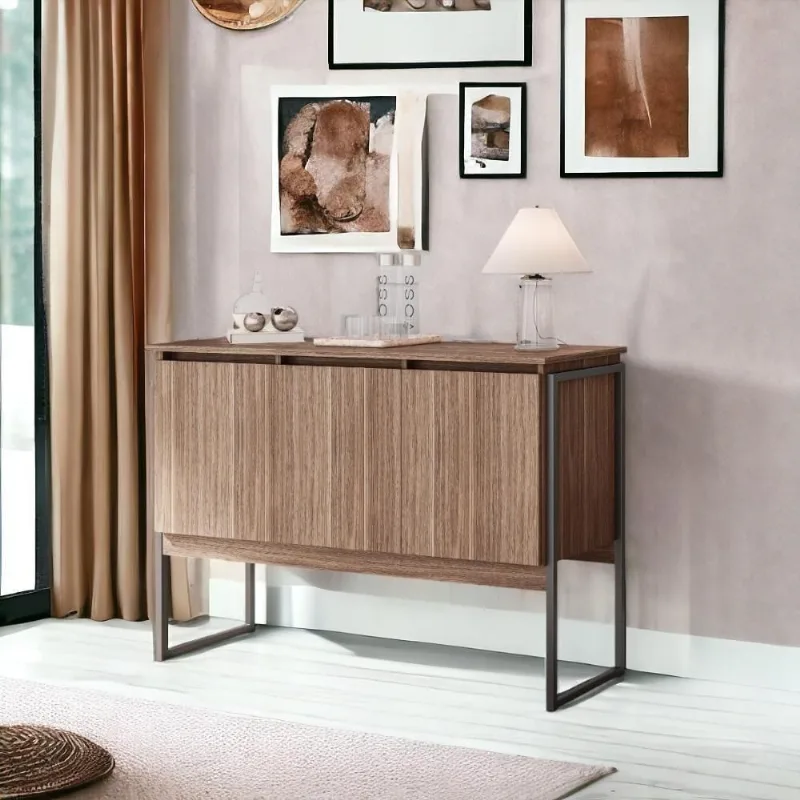 Buffet Classico Com 3 Portas Veneza Affara Preto