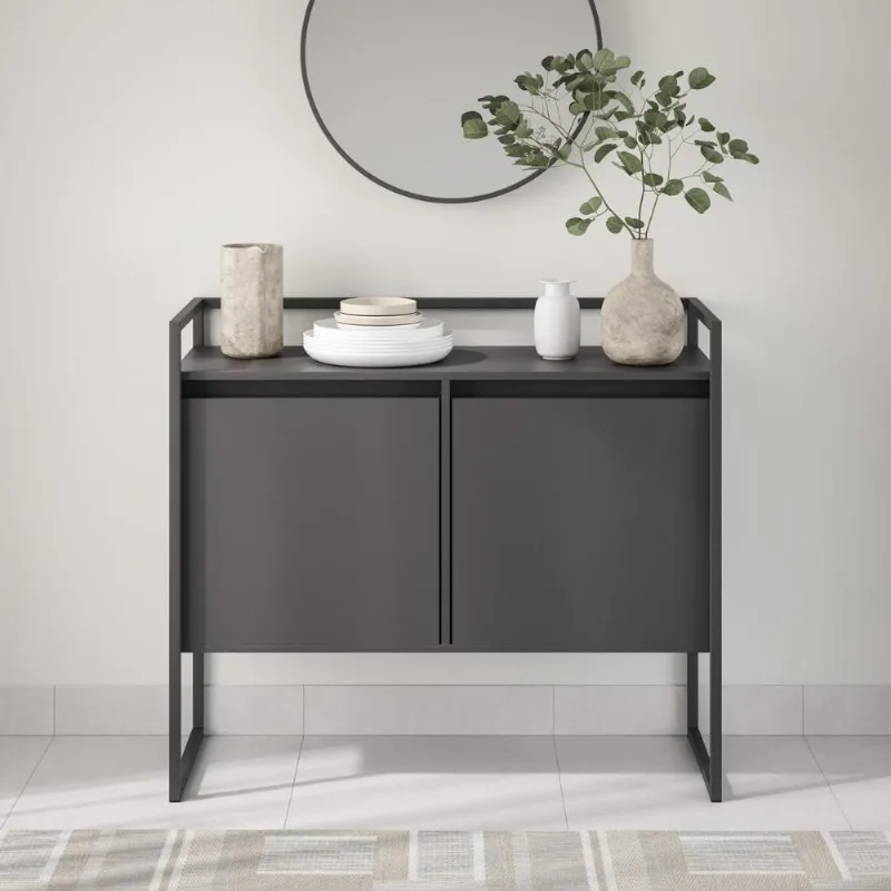 Buffet Industrial Para Sala Irlanda Preto