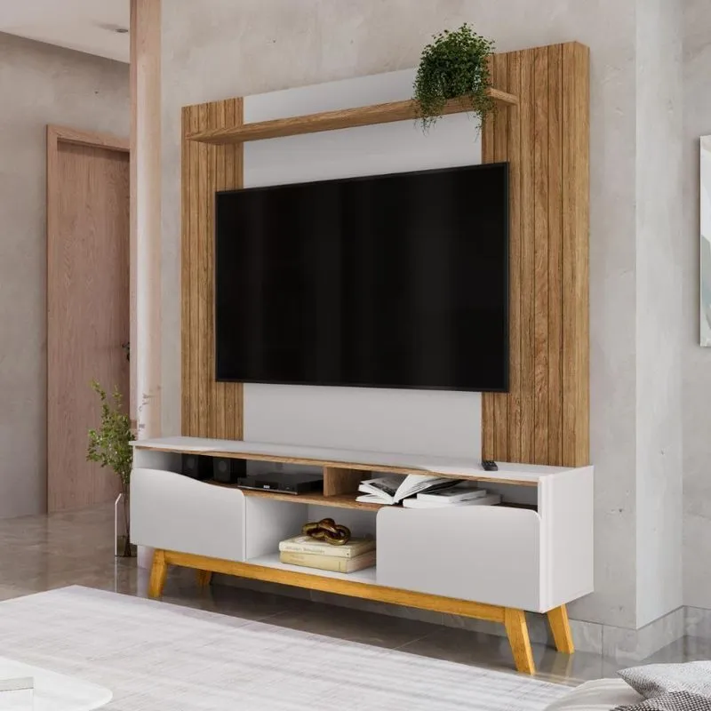 Home Para Tv 75 Polegadas Apalaches Cinamomo/off-white