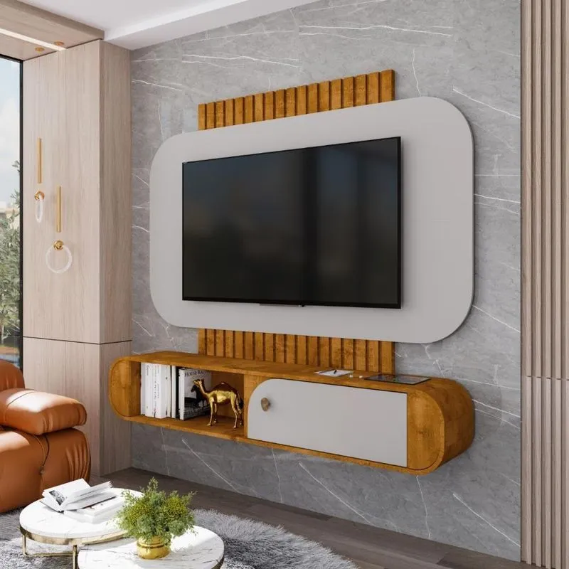 Painel 55 Polegadas Capivari Naturalle Off-white