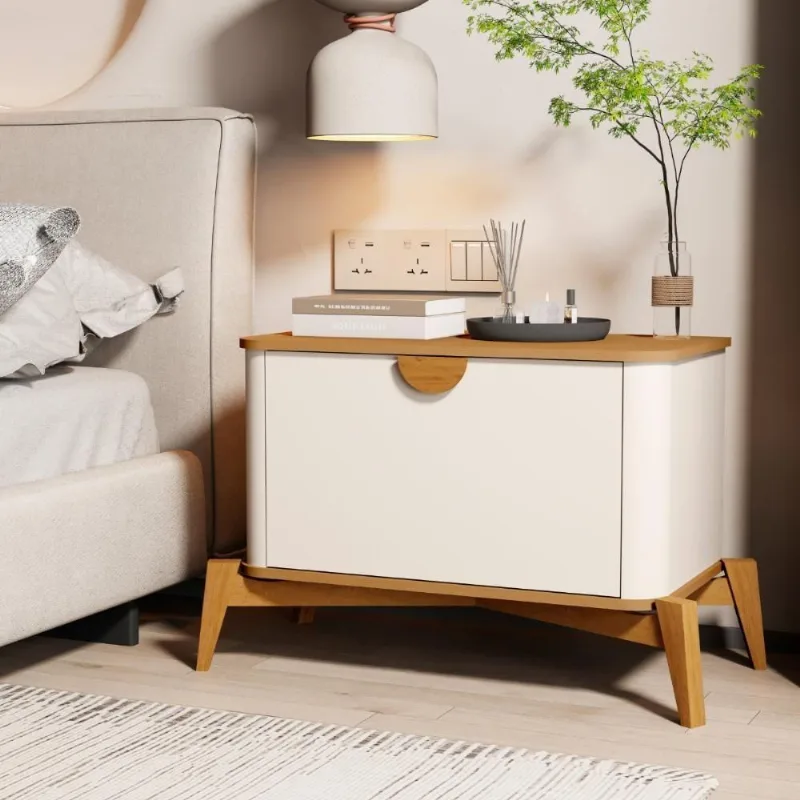 Mesa De Cabeceira Adamantina Off White Nature