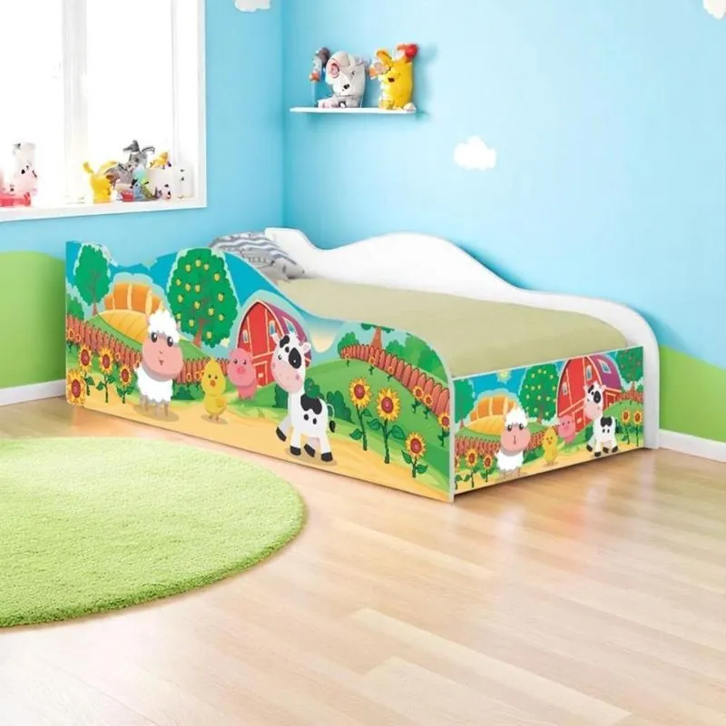 Mini Cama Joy Fazendinha Colorida