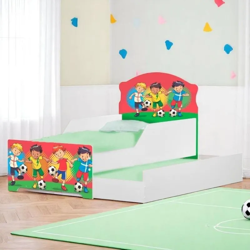 Bicama Mini Snap Futebol Meninos Com Colchões