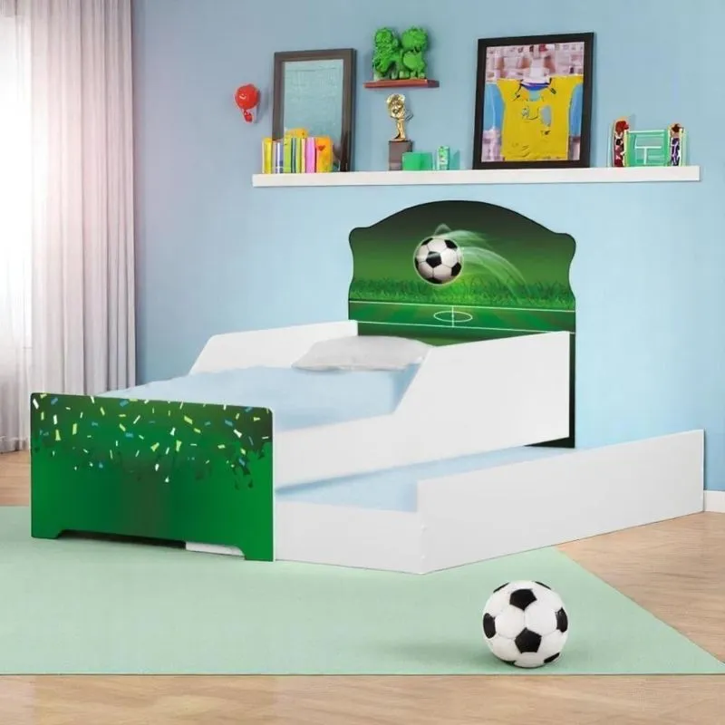 Bicama Mini Snap Copa Futebol Com Colchão