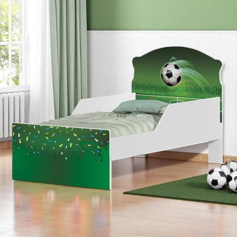 Cama Infantil Tick Bola De Futebol