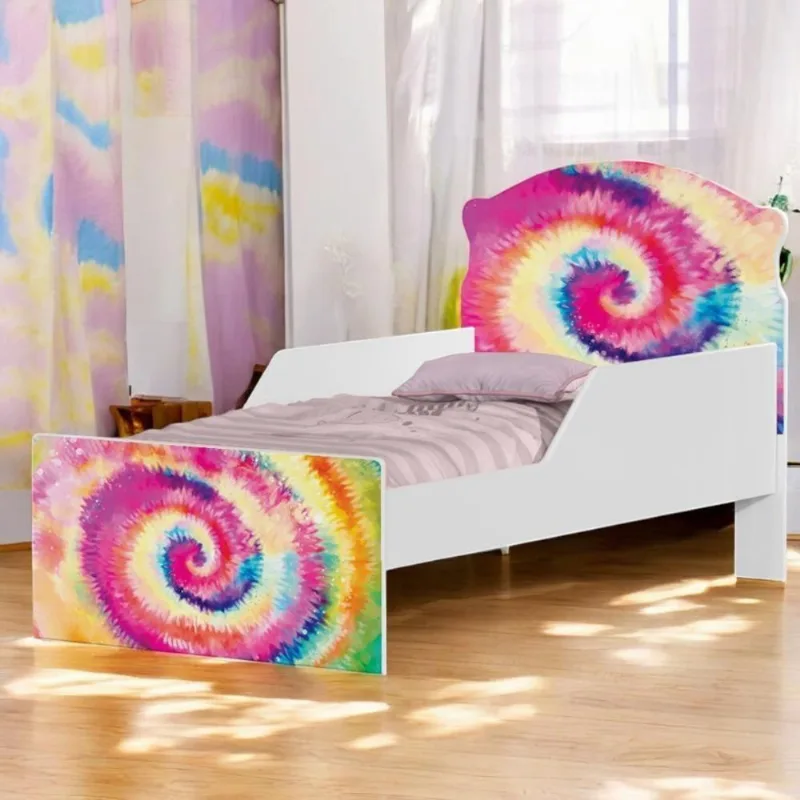Cama Infantil Tick Tie Dye Com Colchão