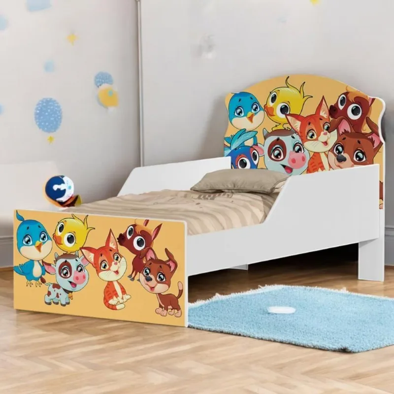 Cama Infantil Tick Bichinhos Com Colchão