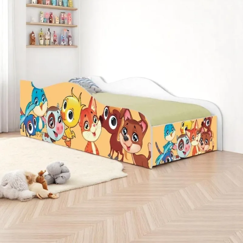 Cama Solteiro Glow Bichinhos Solteiro
