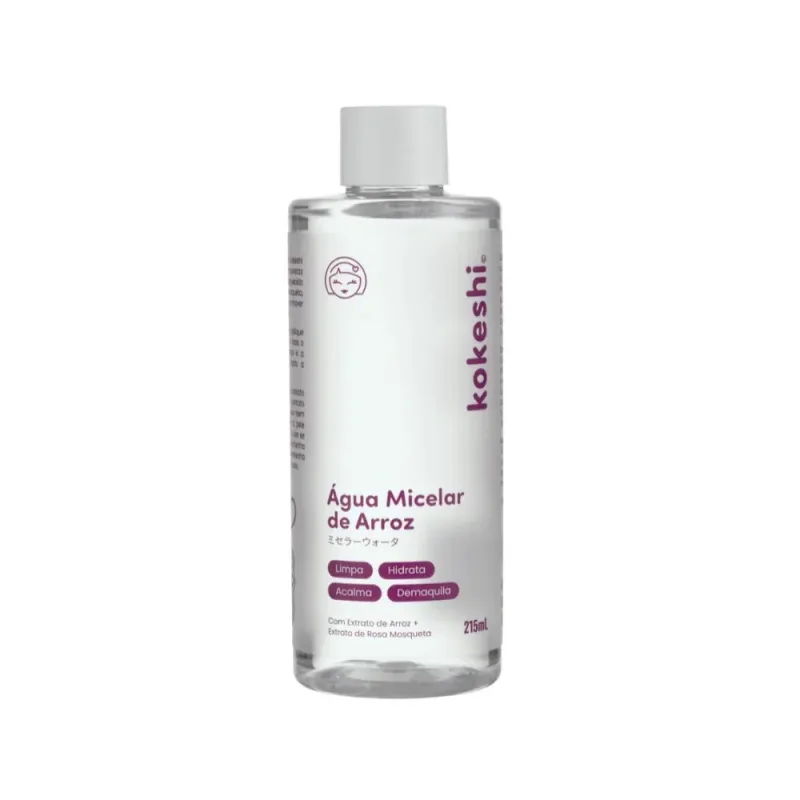 Água Micelar de Arroz 215ml Kokeshi - lojaparaisodarepublica