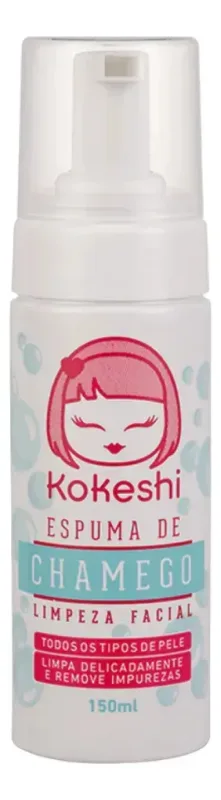 Kokeshi Skincare Espuma De Chamego Limpeza Facial 150ml Todo Tipo De Pele Dia/noite