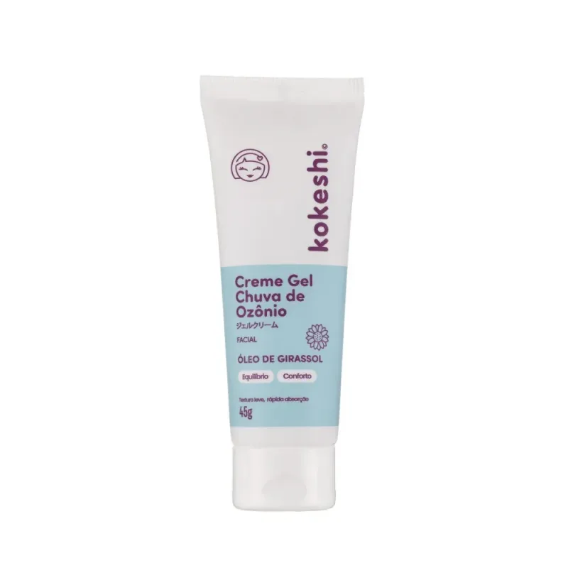 Creme Gel Facial Chuva de Ozônio 45g Kokeshi - lojaparaisodarepublica